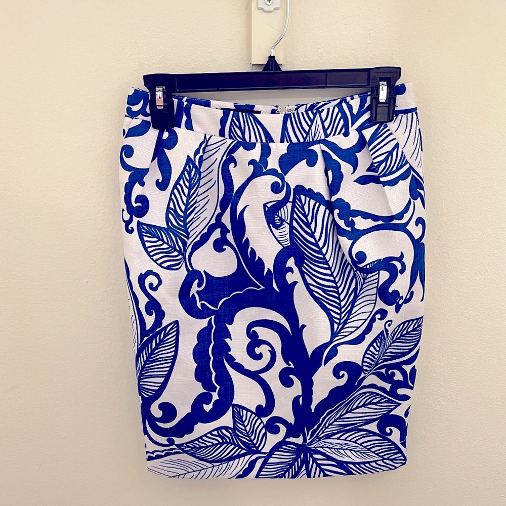 Attention- Size 4 - Blue/White Skirt
